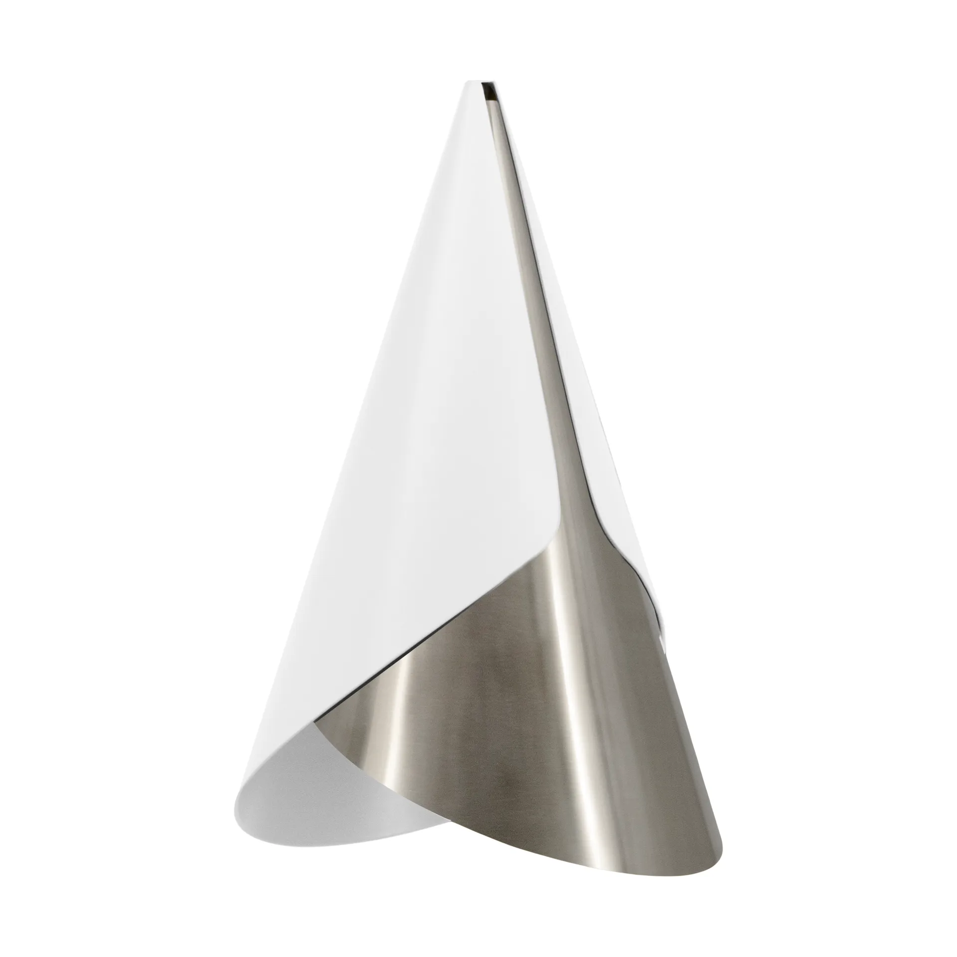 Cornet lampunvarjostin, White-steel Umage
