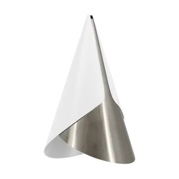 Cornet lampunvarjostin - White-steel - Umage