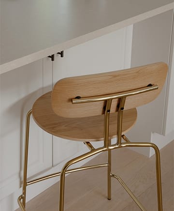 Curious baarijakkara 75 cm - Oak-brass - Umage