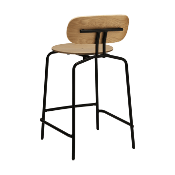 Curious baarituoli 65 cm - Oak-black - Umage