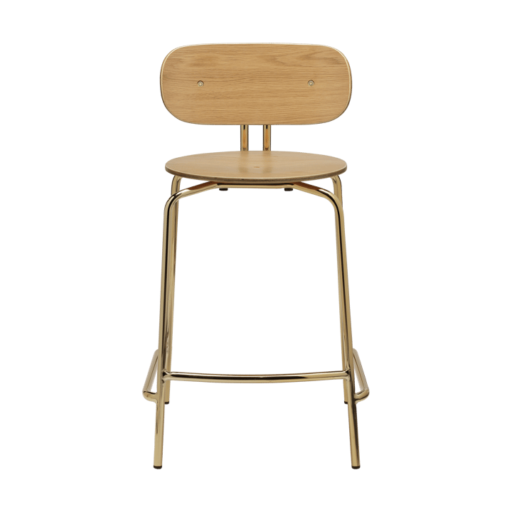 Curious baarituoli 65 cm - Oak-brass - Umage