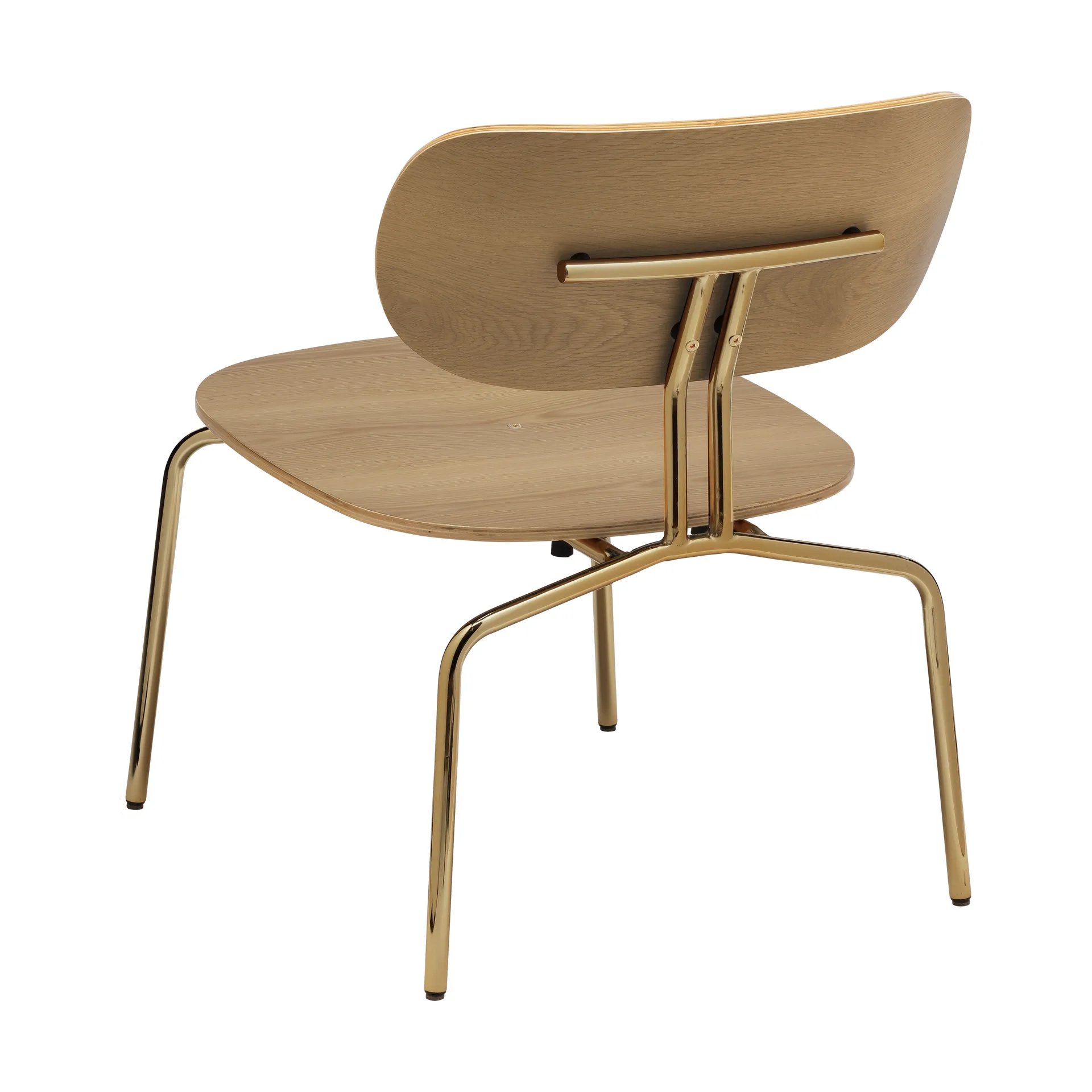 Curious lounge-nojatuoli, Oak-brass Umage