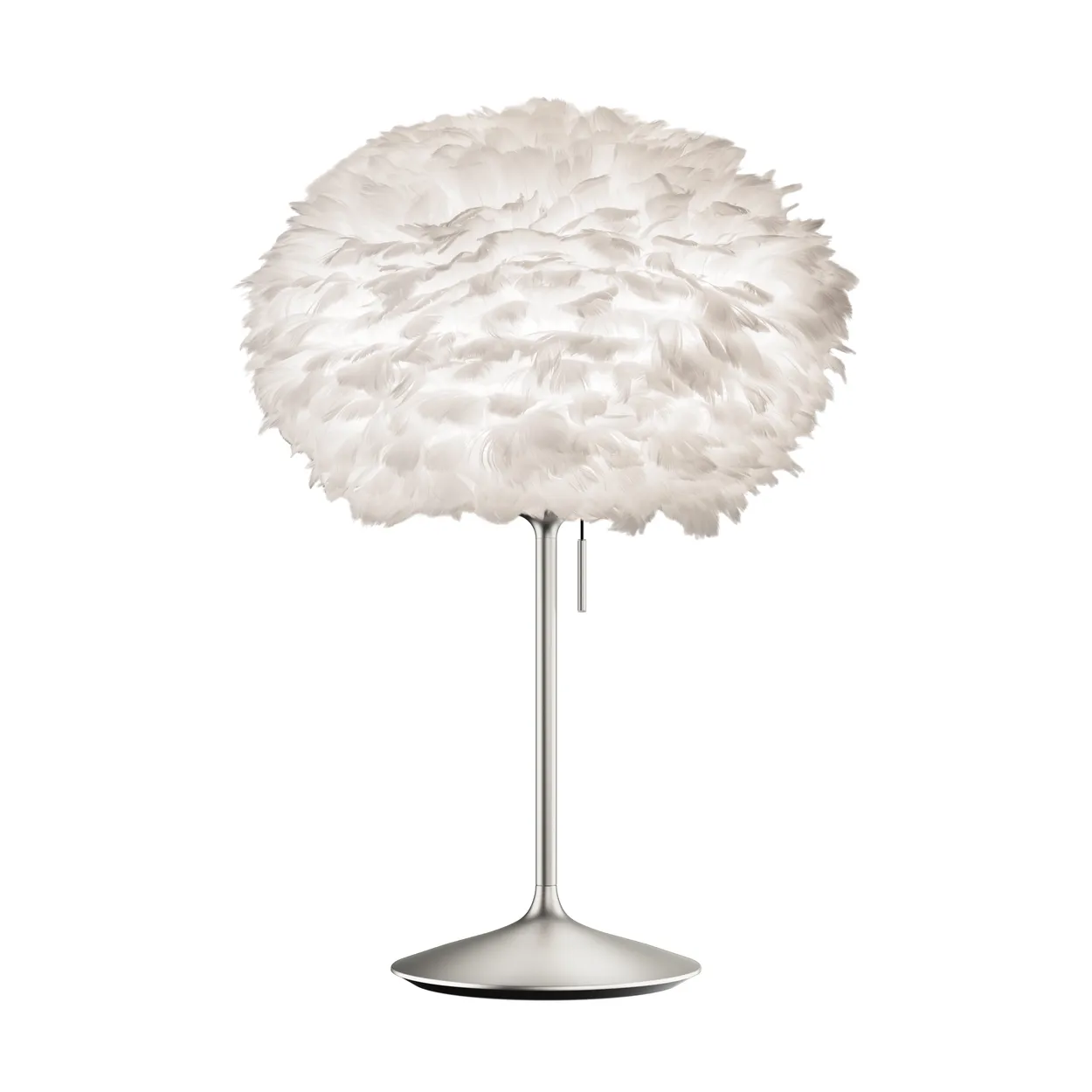 Umage Eos pöytälamppu medium Valkoinen harjattu teräs