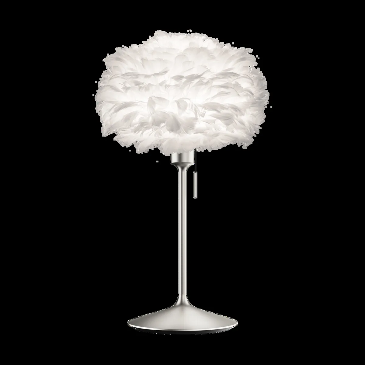 Umage Eos pöytälamppu mini Valkoinen harjattu teräs