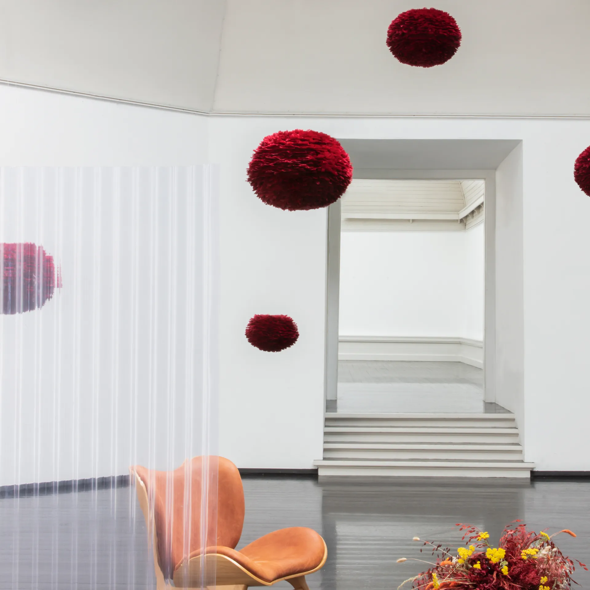 Eos valaisin punainen, Large Ø 65 cm Umage