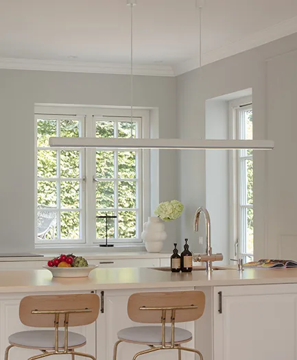 Hazel Branch 1,5m riippuvalaisin, White-steel Umage