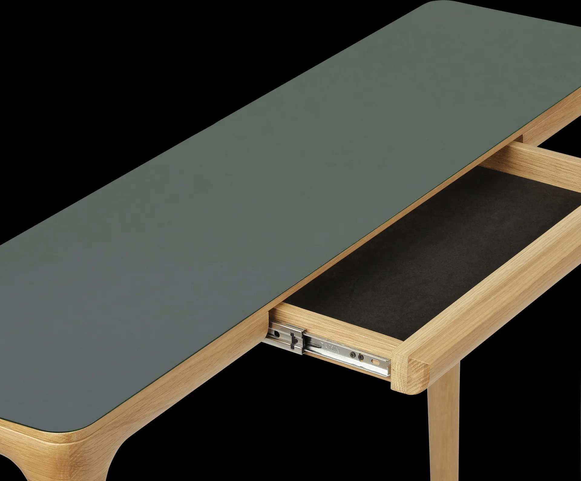 Heart'n'Soul konsolipöytä 120 cm, Oak-moss green Umage