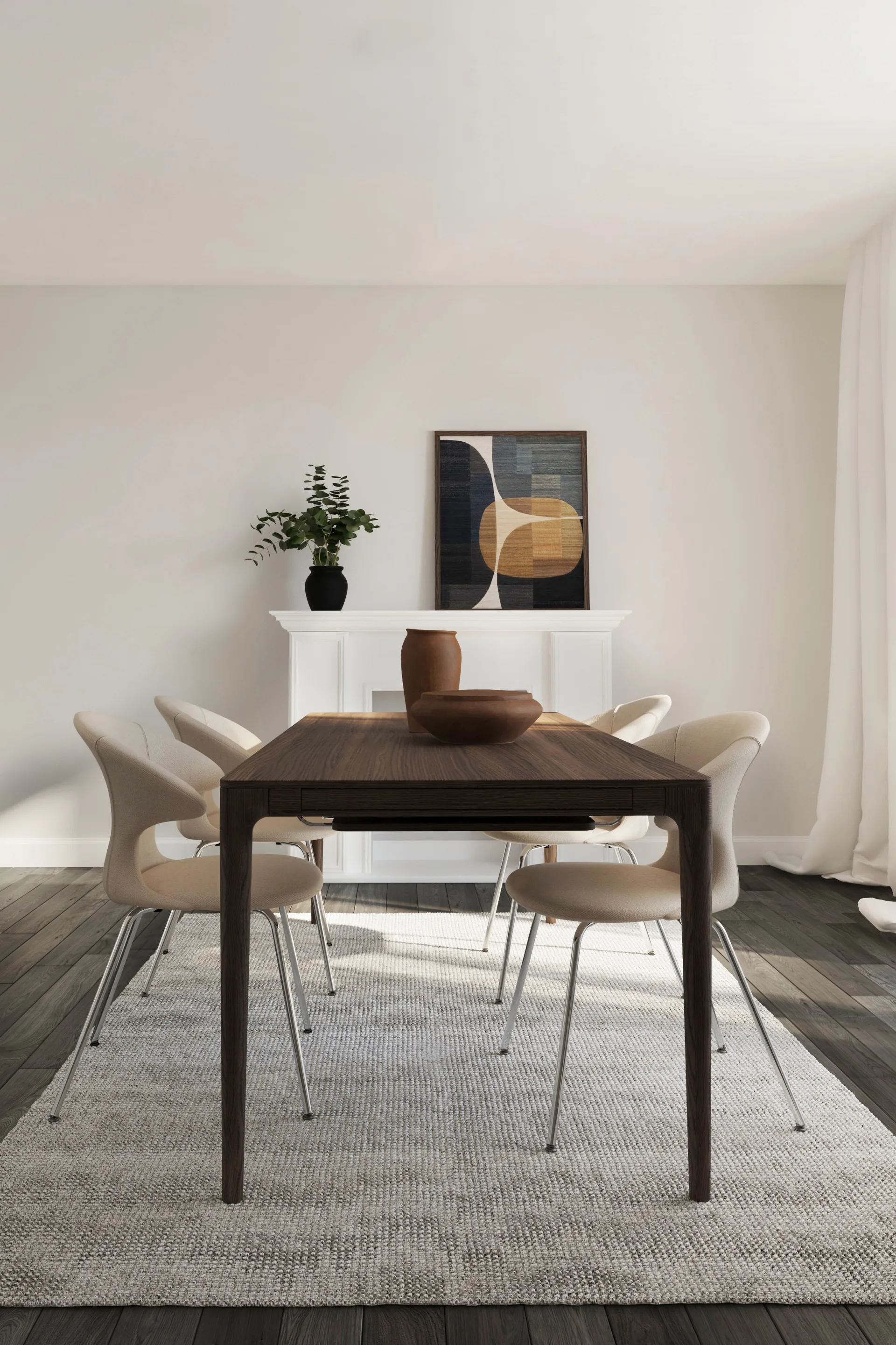 Heart'n'Soul ruokapöytä 90x200 cm, Dark oak Umage