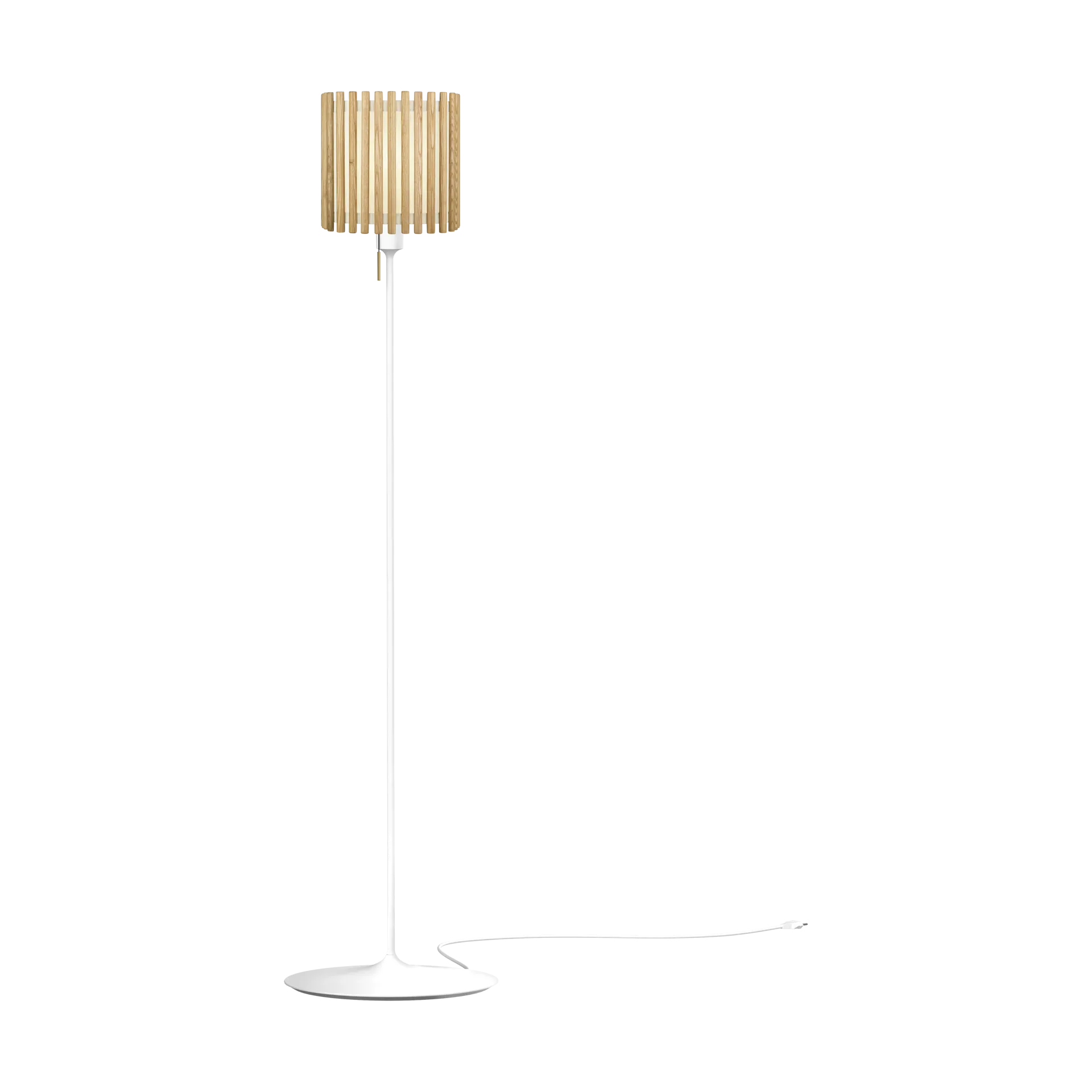 Komorebi lattiavalaisin medium, Square oak-Valkoinen Umage