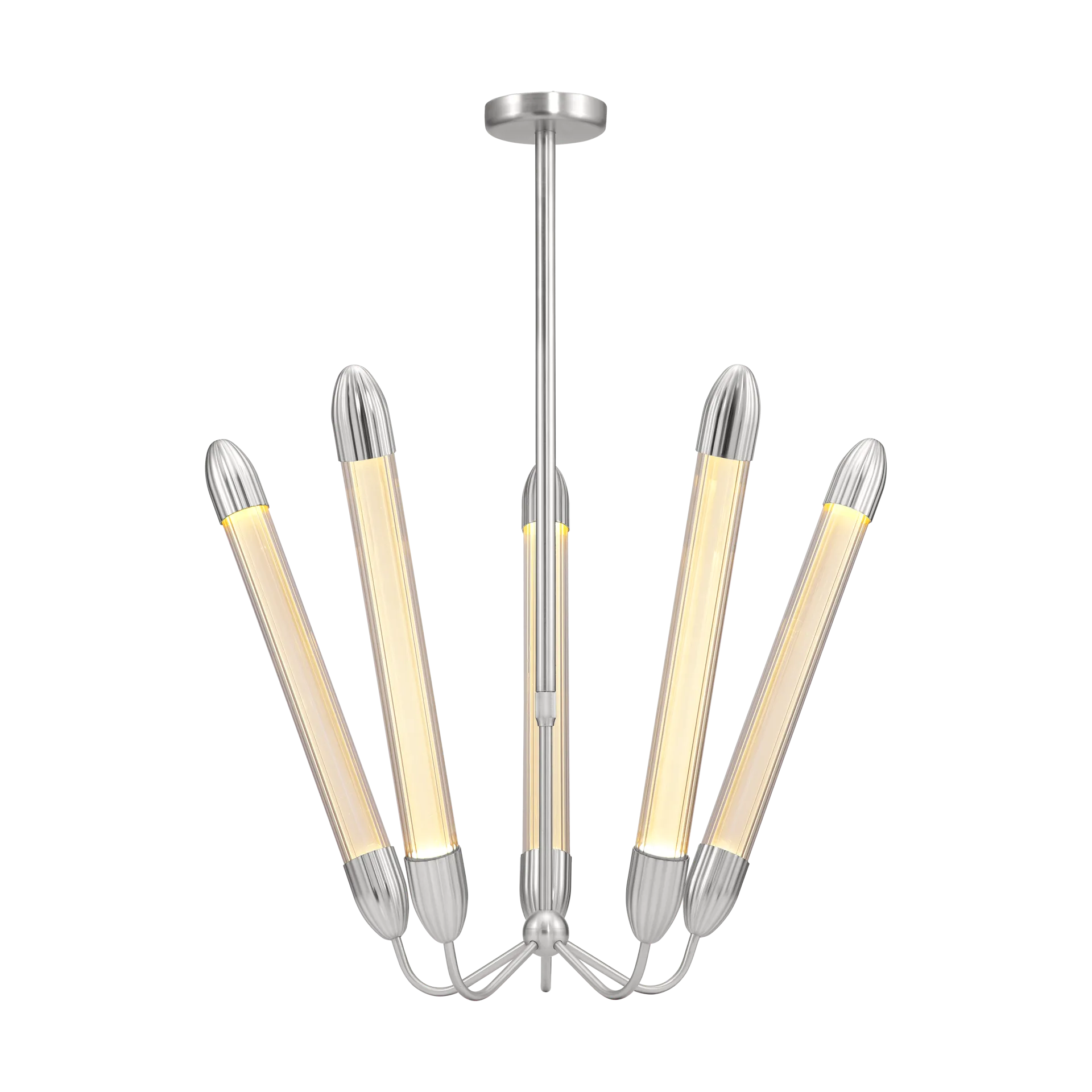 Lemon Squeeze Penta pitkä kattovalaisin, Kiillotettu teräs Umage