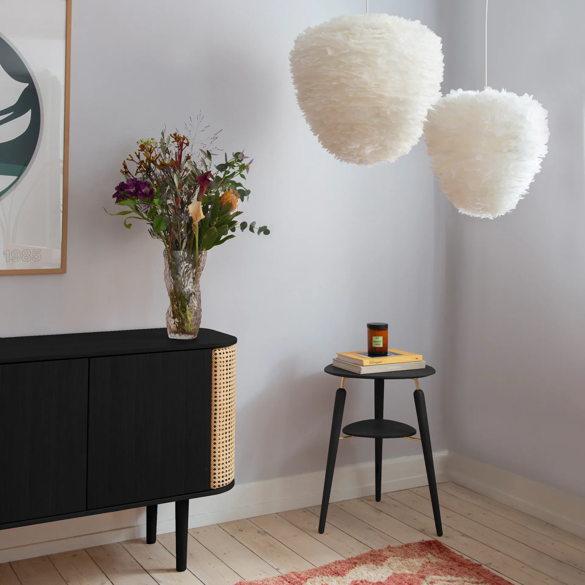 My Spot -sivupöytä, Musta tammi-messinki Umage