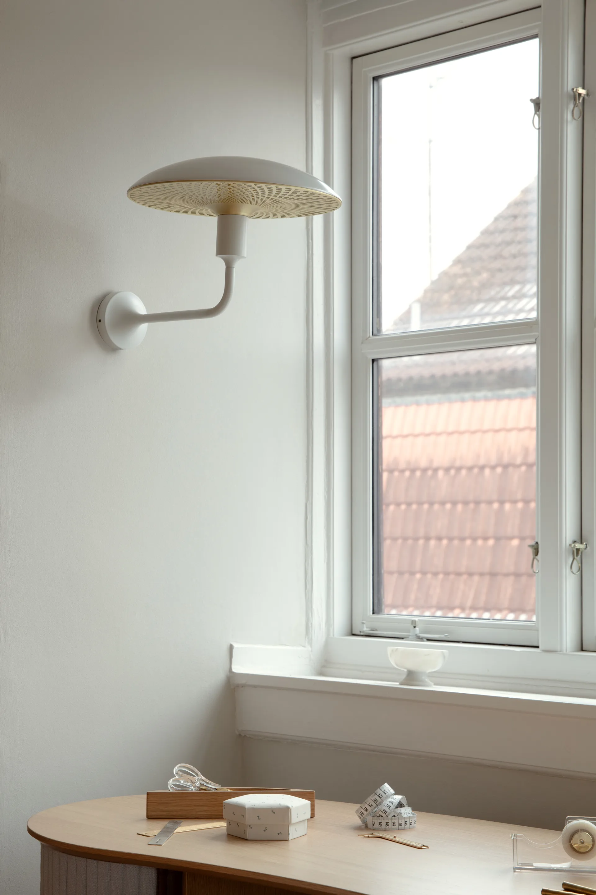 Santé Wall seinälamppu 29,5x22,6 cm, White Umage