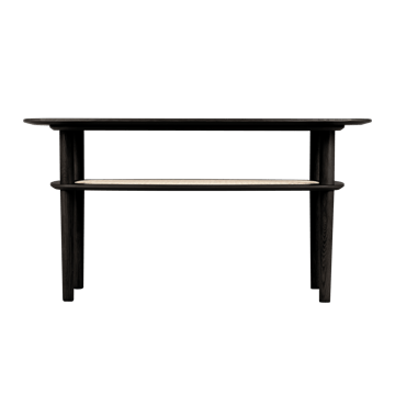 Together Sleek Rectangle sohvapöytä 60x100 cm - Black oak - Umage