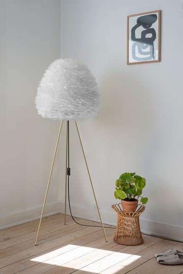 Tripod lampunjalka lattiamalli - Harjattu messinki - Umage