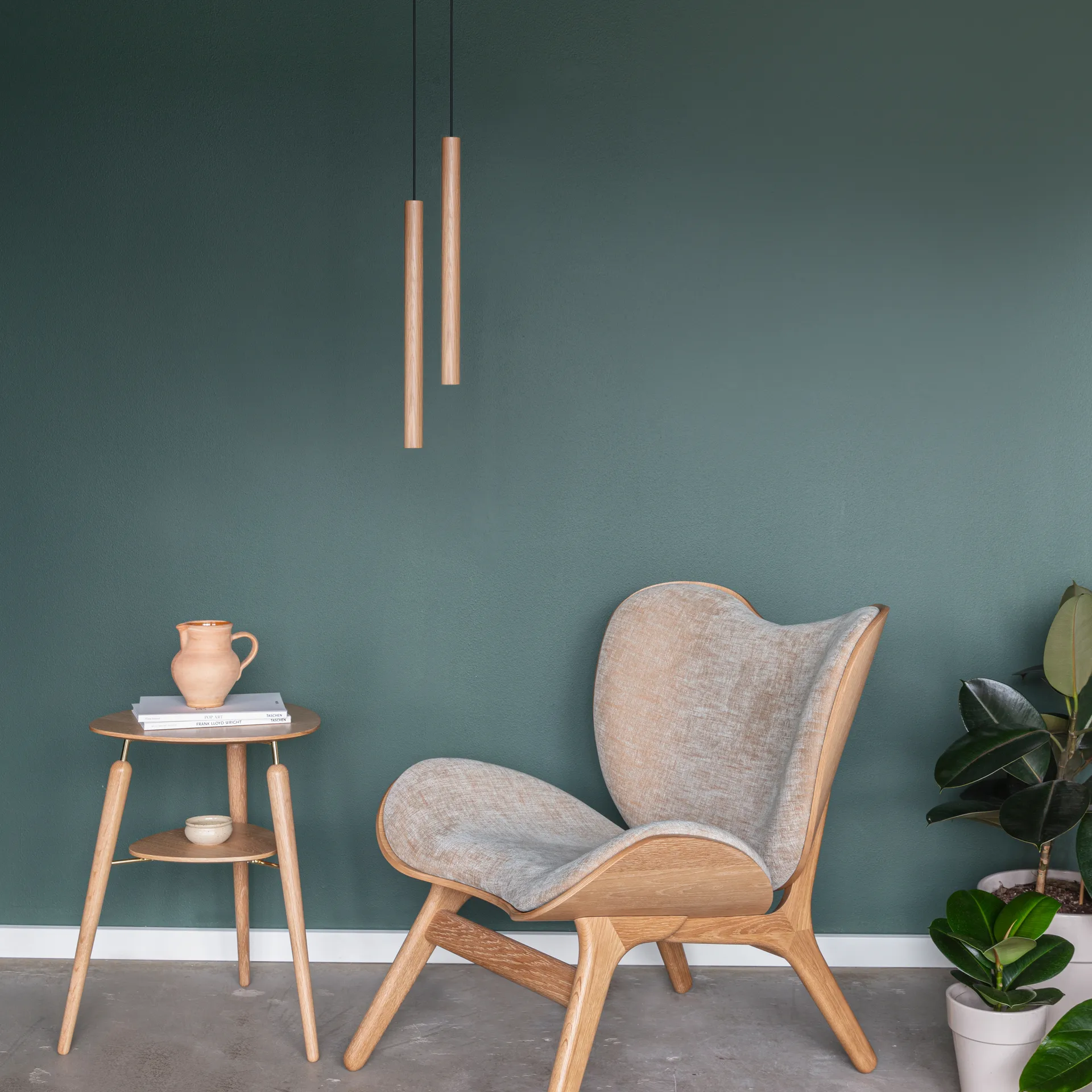 Umage Chimes Tall -valaisin 44 cm, Oak Umage