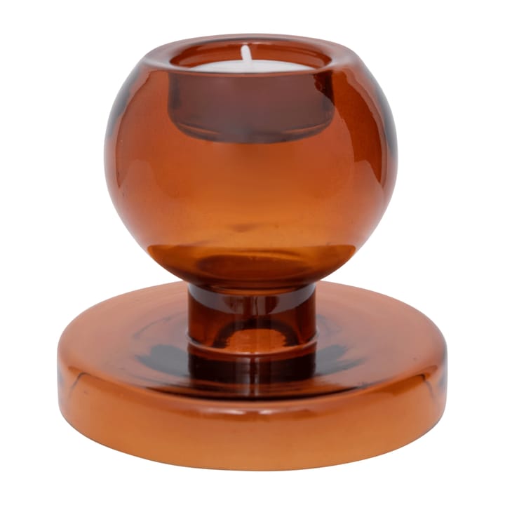 Both Sides -kynttilälyhty/kynttilänjalka Ø 11 cm - Apricot orange - URBAN NATURE CULTURE