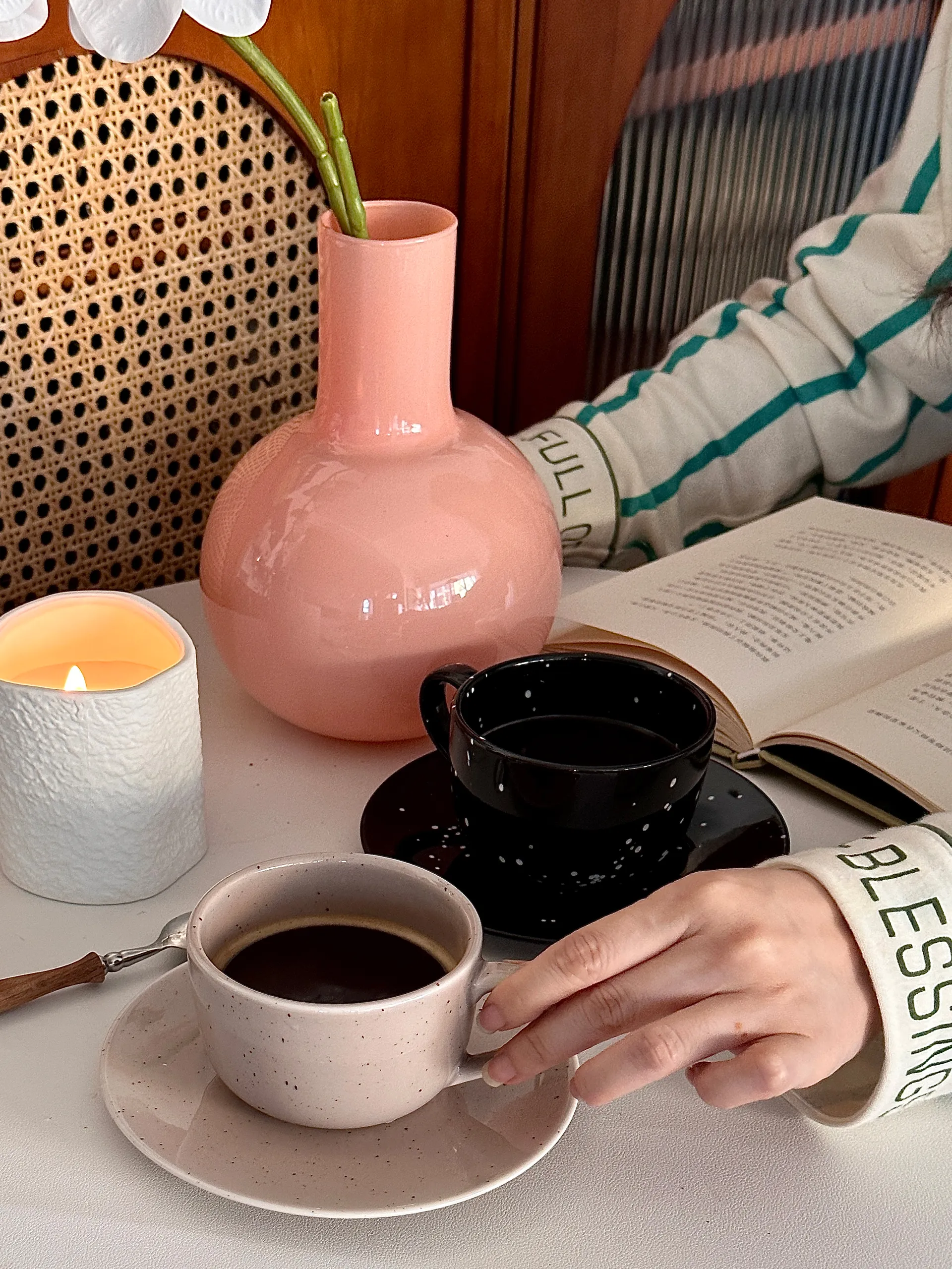 Collo maljakko 19 cm, Cream blush URBAN NATURE CULTURE