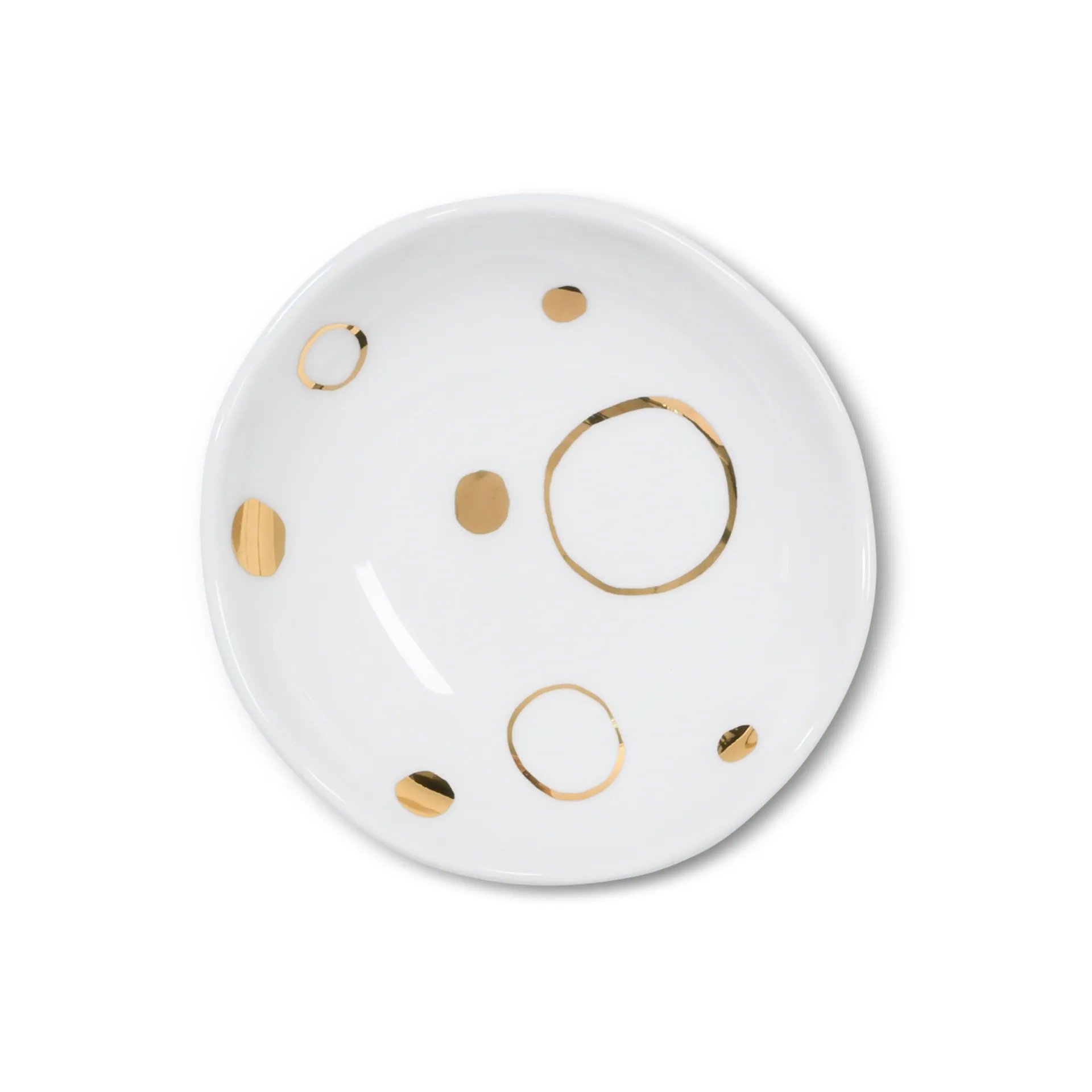 Good Morning -aluslautanen 10x10,5 cm kulta, Circle Gold URBAN NATURE CULTURE
