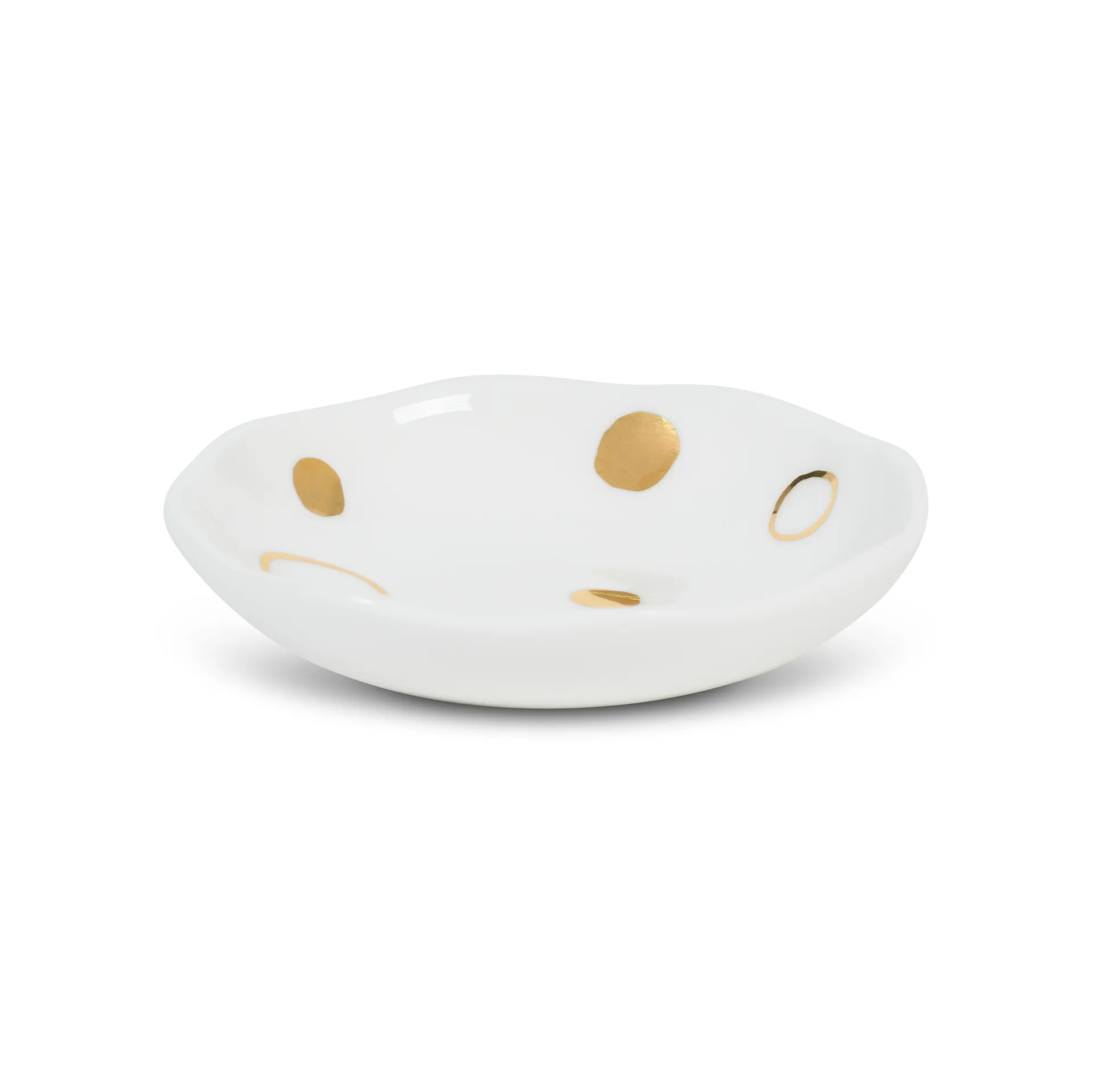 Good Morning -aluslautanen 10x10,5 cm kulta, Circle Gold URBAN NATURE CULTURE