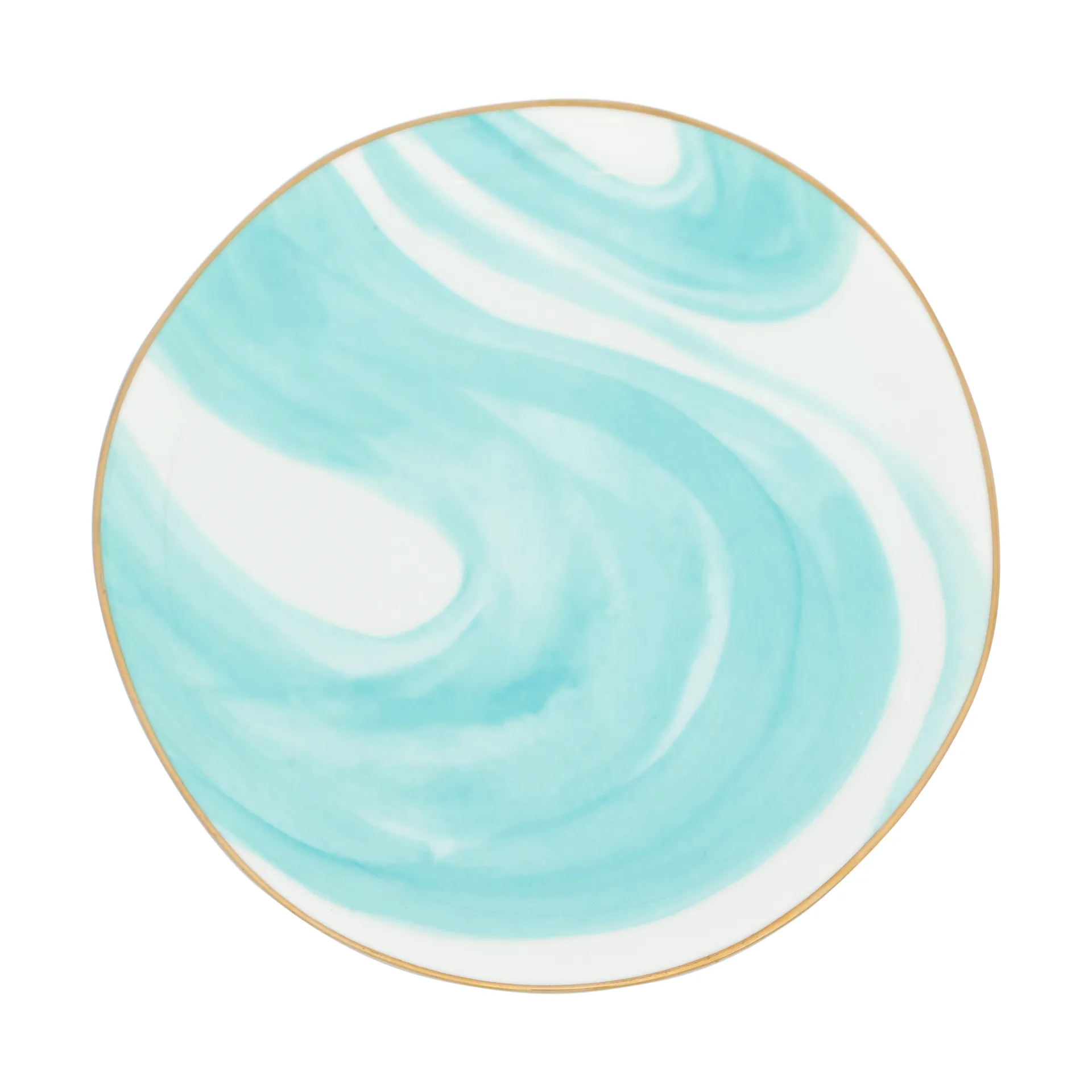 Good Morning -lautanen 17 cm valkoinen, Valuri emerald green URBAN NATURE CULTURE