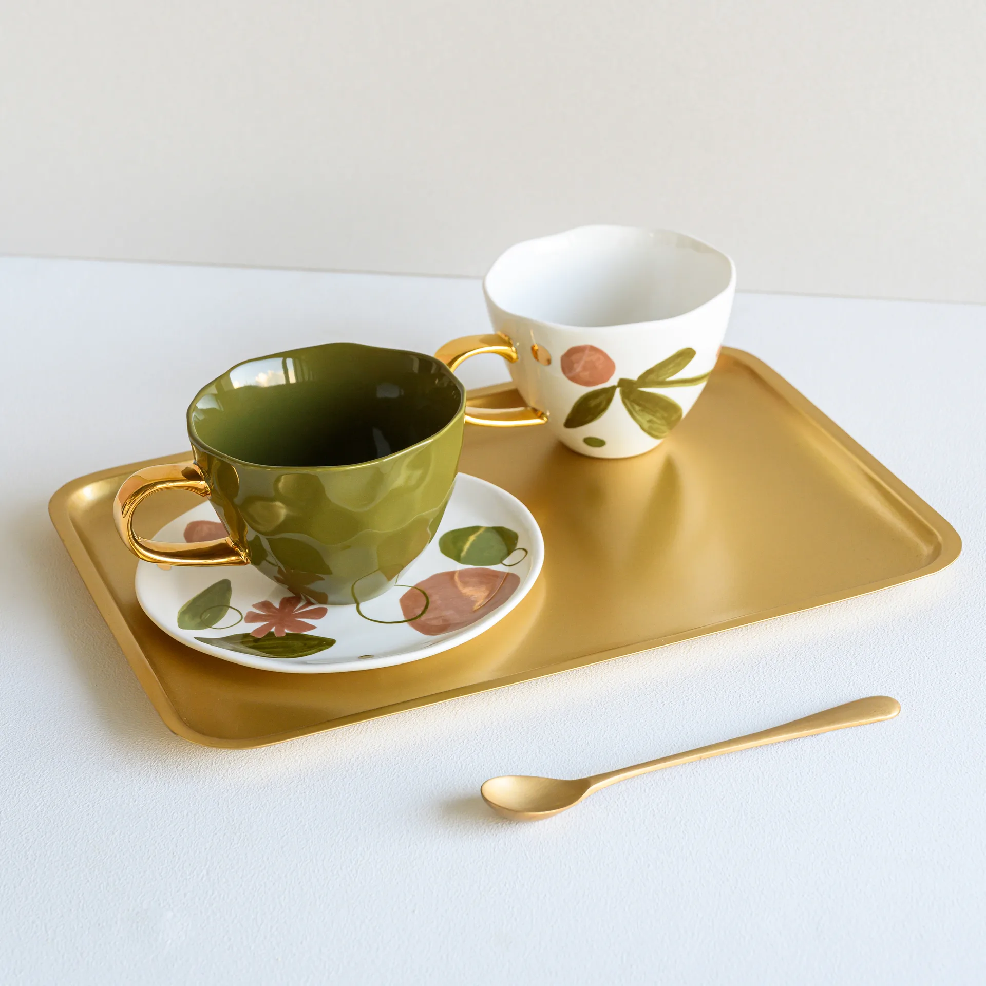 Good Morning muki cappuccino 30 cl, Fir green URBAN NATURE CULTURE