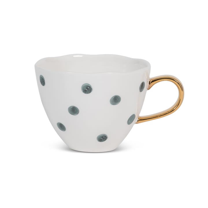 Good Morning muki cappuccino 30 cl valkoinen - Small dots - URBAN NATURE CULTURE
