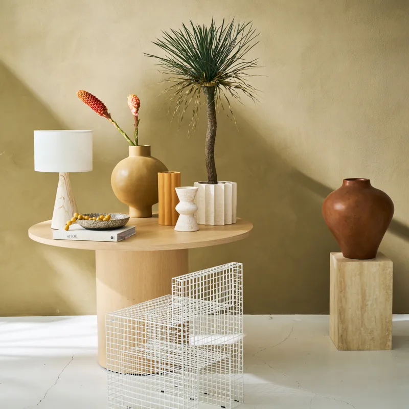 Jun pöytävalaisin 50 cm., Valkoinen URBAN NATURE CULTURE