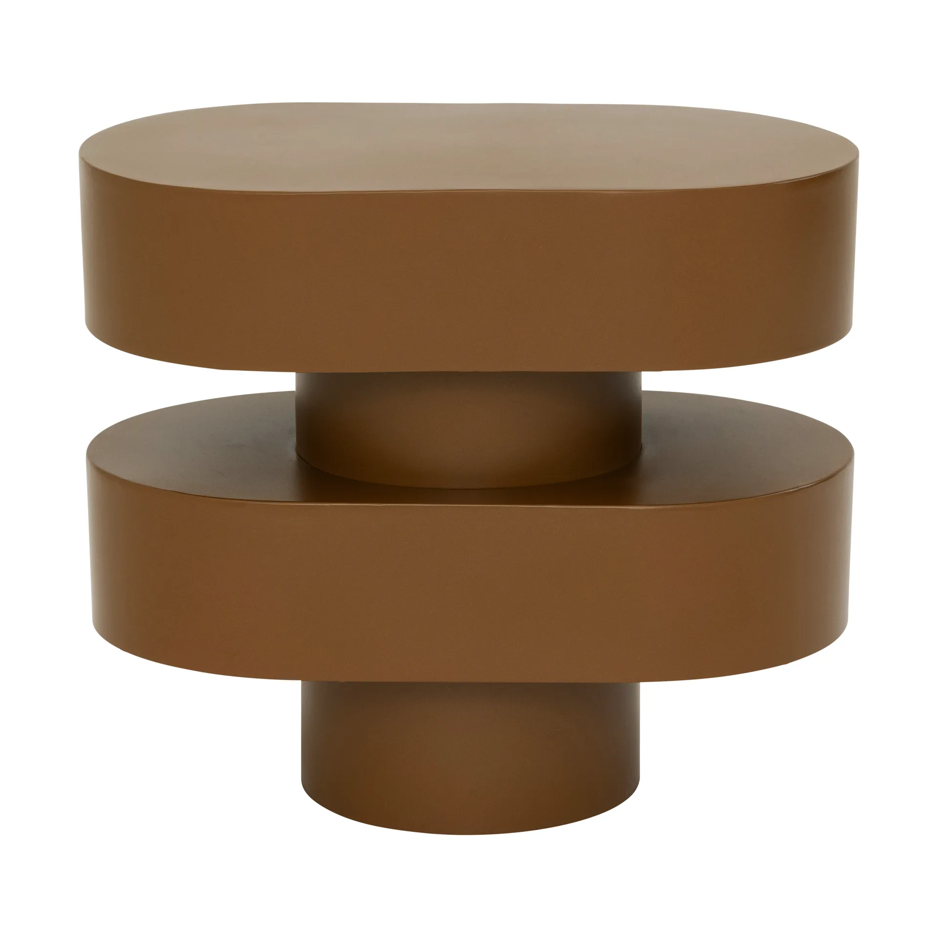 Ovaali sivupöytä 34 cm, Golden brown URBAN NATURE CULTURE