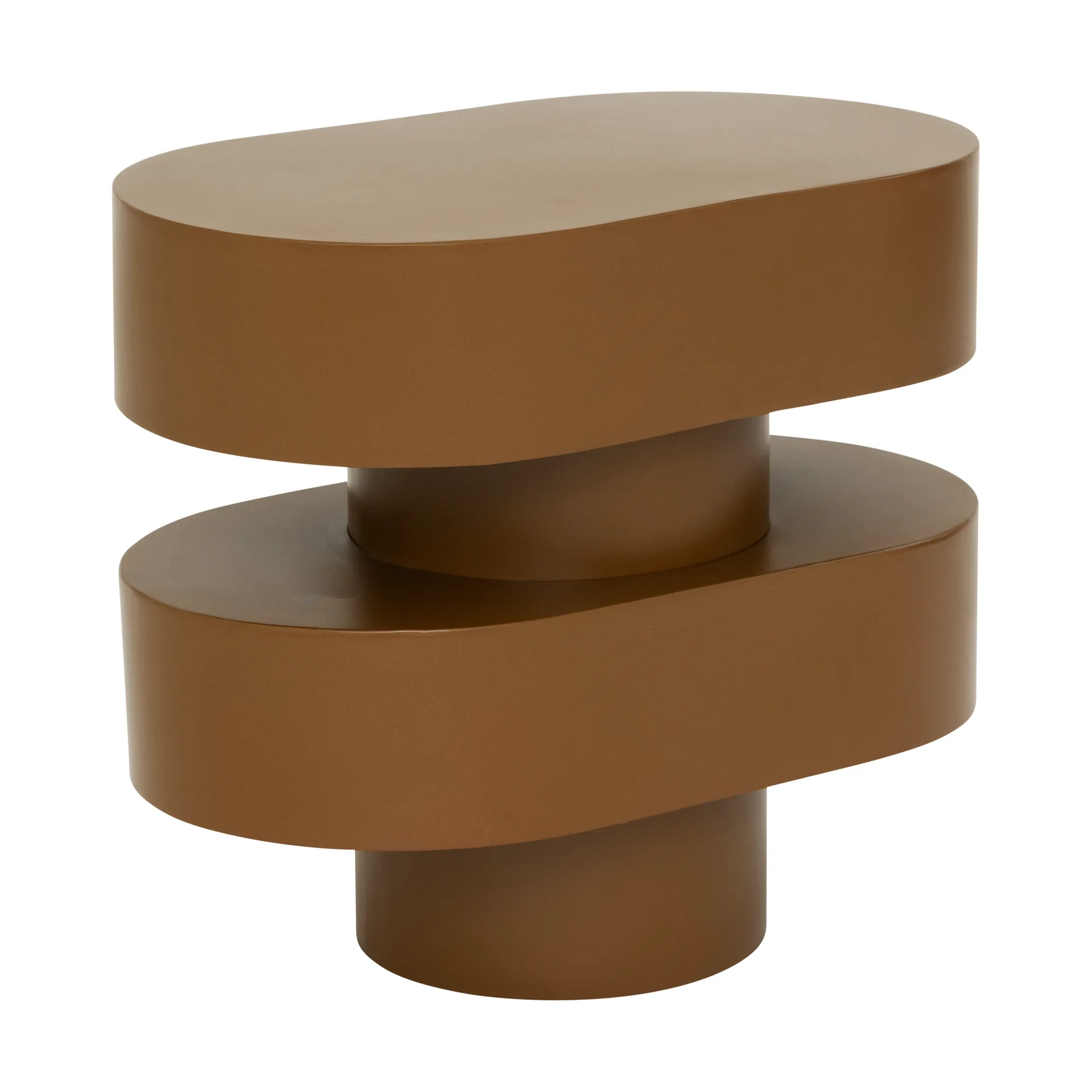 Ovaali sivupöytä 34 cm, Golden brown URBAN NATURE CULTURE