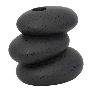 Pebbles kynttilänjalka - Musta - URBAN NATURE CULTURE