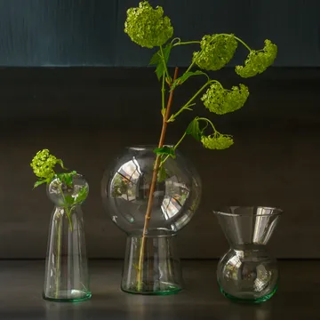 UNC maljakko kierrätettyä lasia L 24,9 cm - Kirkas - URBAN NATURE CULTURE