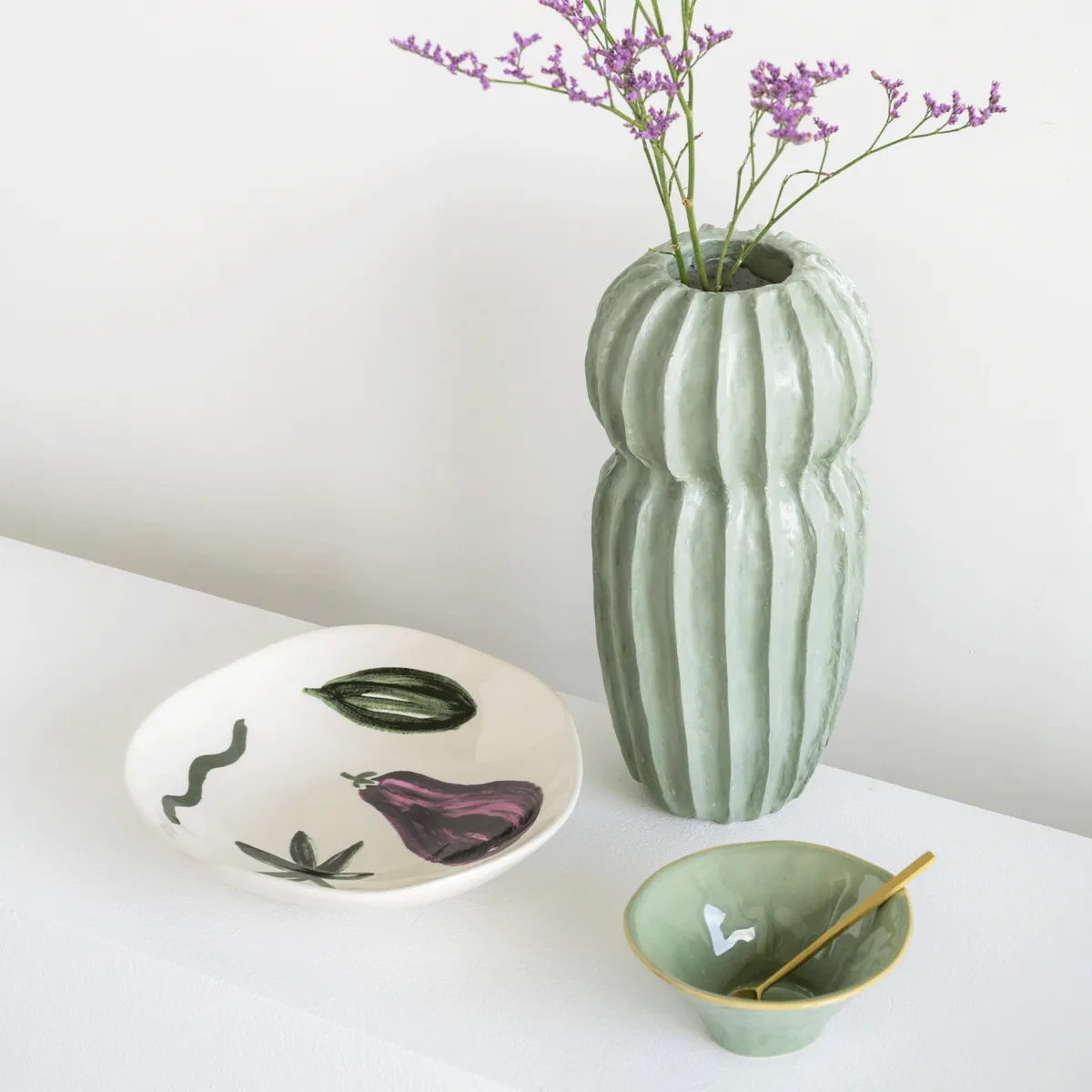 Whimsical kulho Ø13 cm, Green URBAN NATURE CULTURE