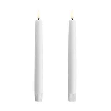 Uyuni LED Kruunukynttilä valkoinen 2-pakkaus - Ø2,3x20 cm - Uyuni Lighting