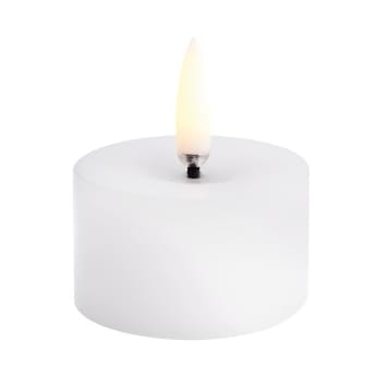 Uyuni LED pöytäkynttilänjalka melted - Valkoinen, Ø5x2,8 cm - Uyuni Lighting