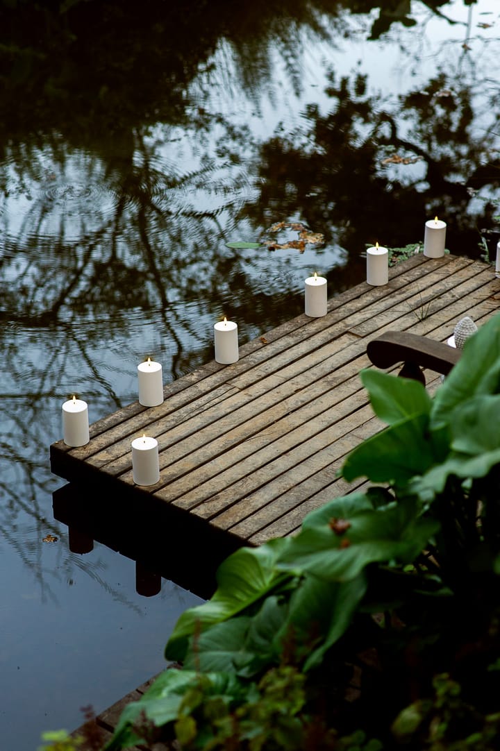 Uyuni Outdoor LED Pöytäkynttilä valkoinen - 12,8 cm - Uyuni Lighting