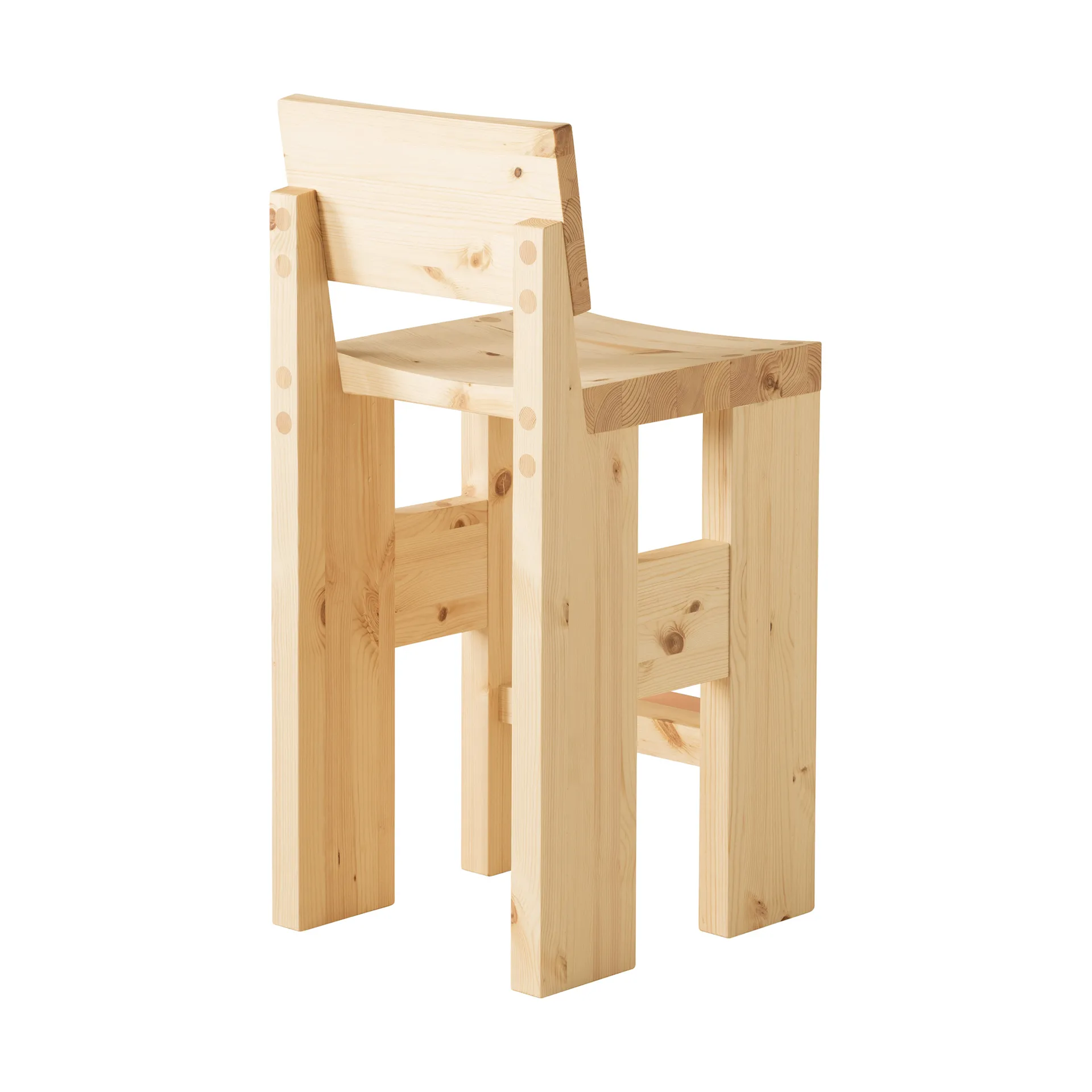 001 Bar Stool baarijakkara, Matta öljyvahattu mänty,, 65 cm Vaarnii