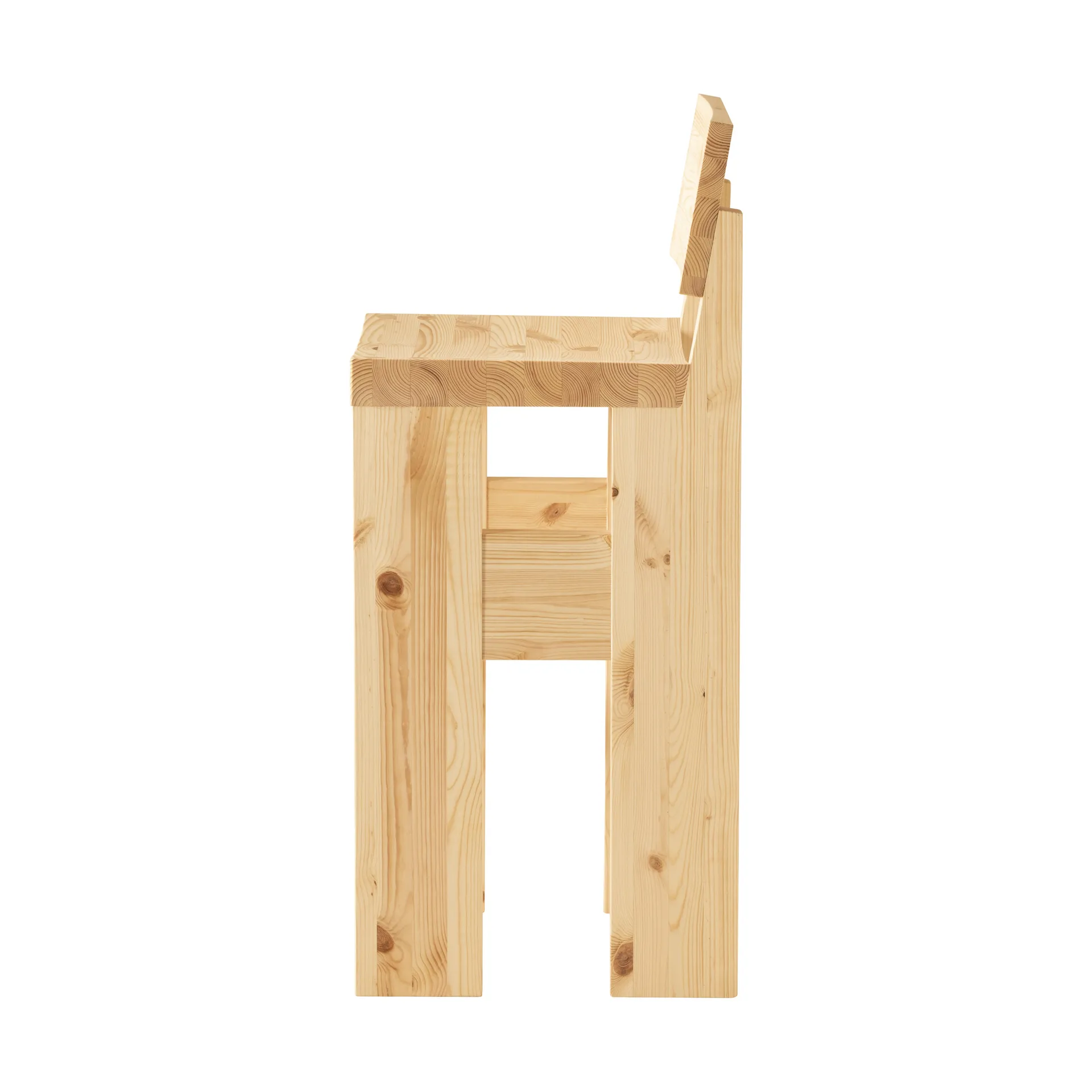 001 Bar Stool baarijakkara, Matta öljyvahattu mänty, 75 cm Vaarnii