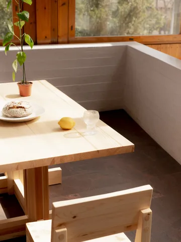 001 Dining Chair tuoli - Matta öljyvahattu mänty, - Vaarnii