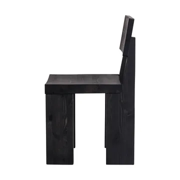 001 Dining Chair tuoli - Mustaksi petsattu mänty - Vaarnii