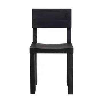 001 Dining Chair tuoli - Mustaksi petsattu mänty - Vaarnii