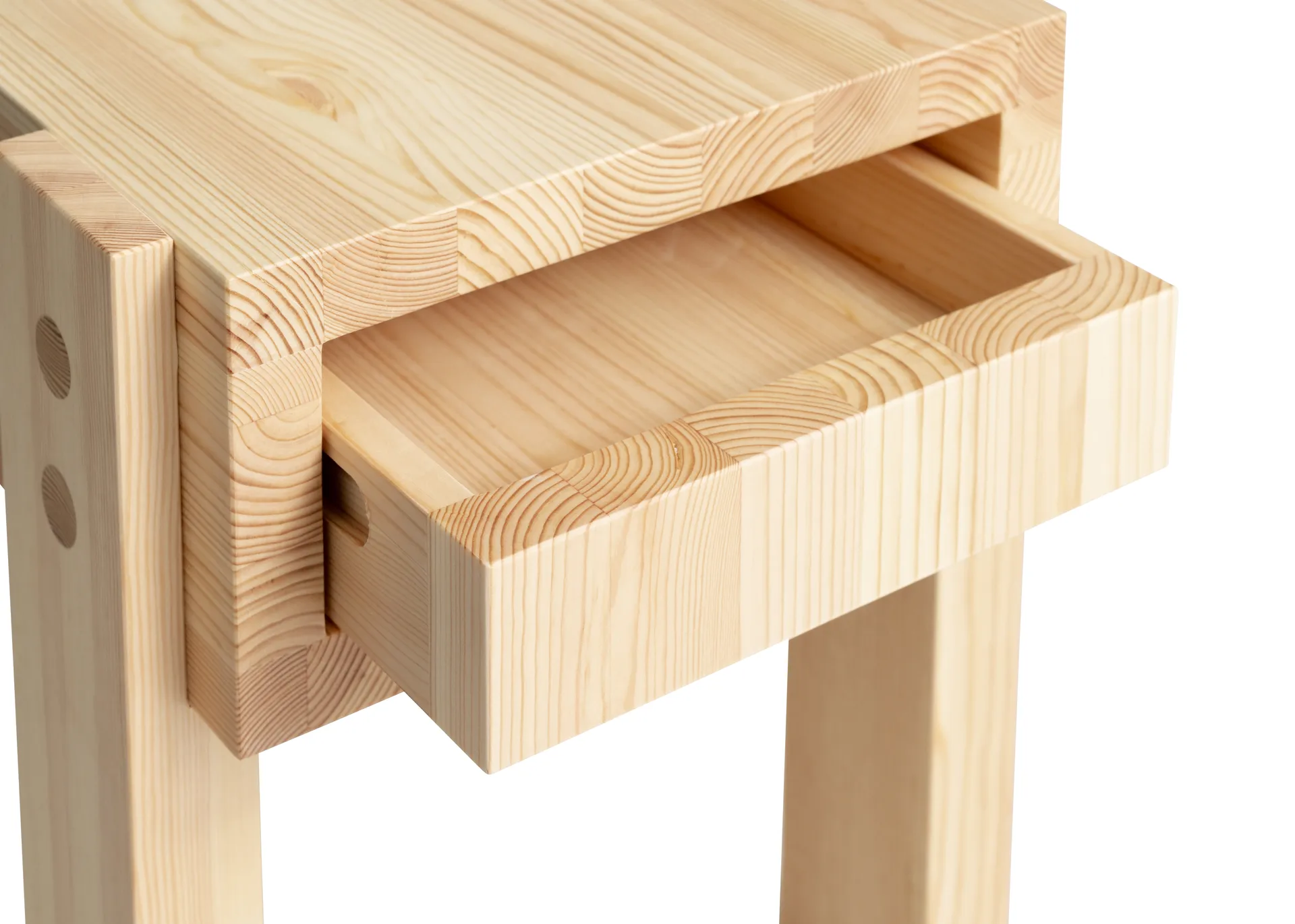 003 Stilts Side Table sivupöytä, Matta öljyvahattu mänty 40x36x45 cm Vaarnii