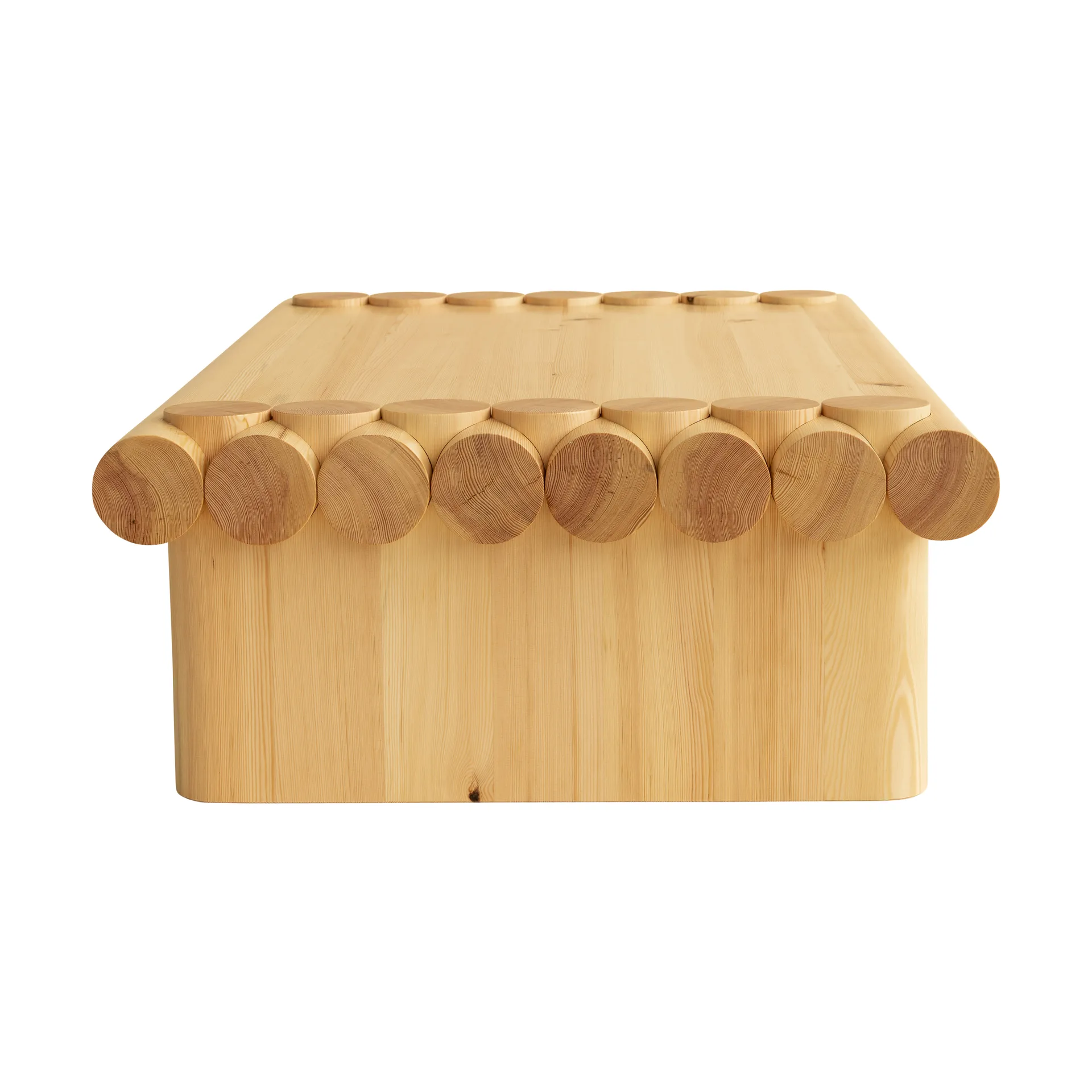 004 Coffee Table sohvapöytä, Matta öljyvahattu mänty,, 120x80x35 cm Vaarnii