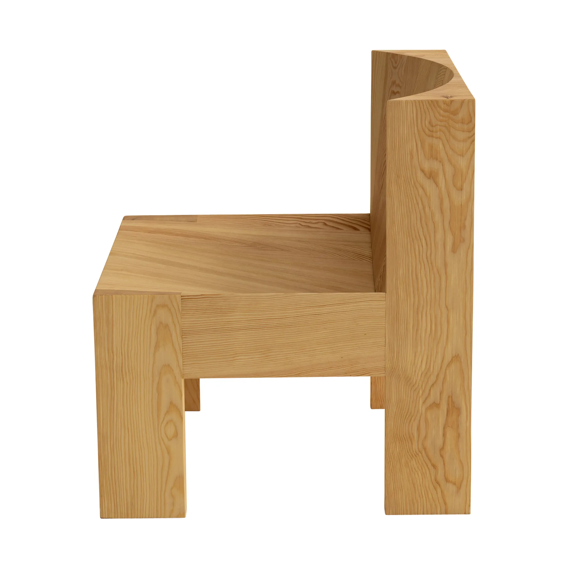 005 Lounge Chair lepotuoli, Matta öljyvahattu mänty, Vaarnii