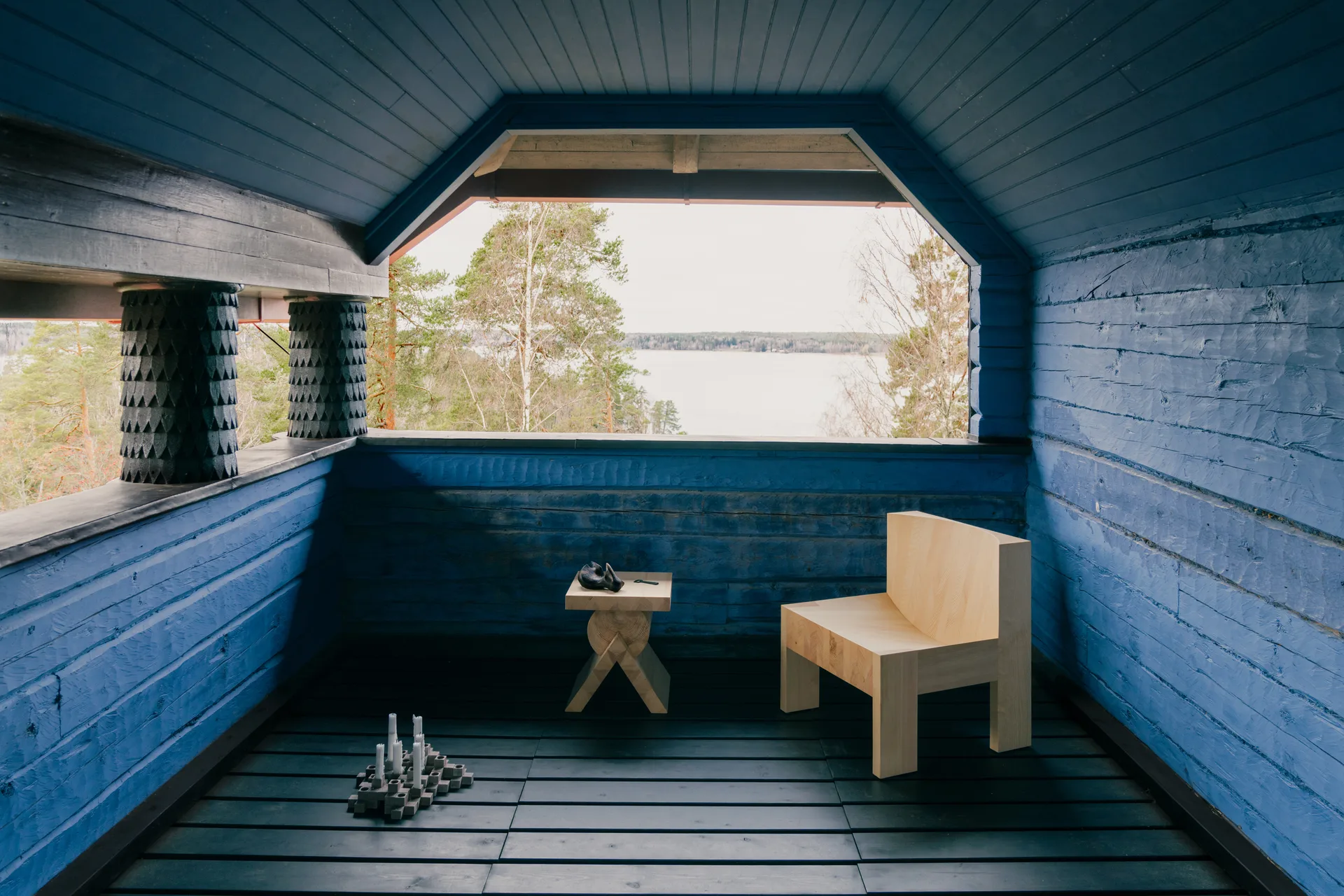 005 Lounge Chair lepotuoli, Matta öljyvahattu mänty, Vaarnii