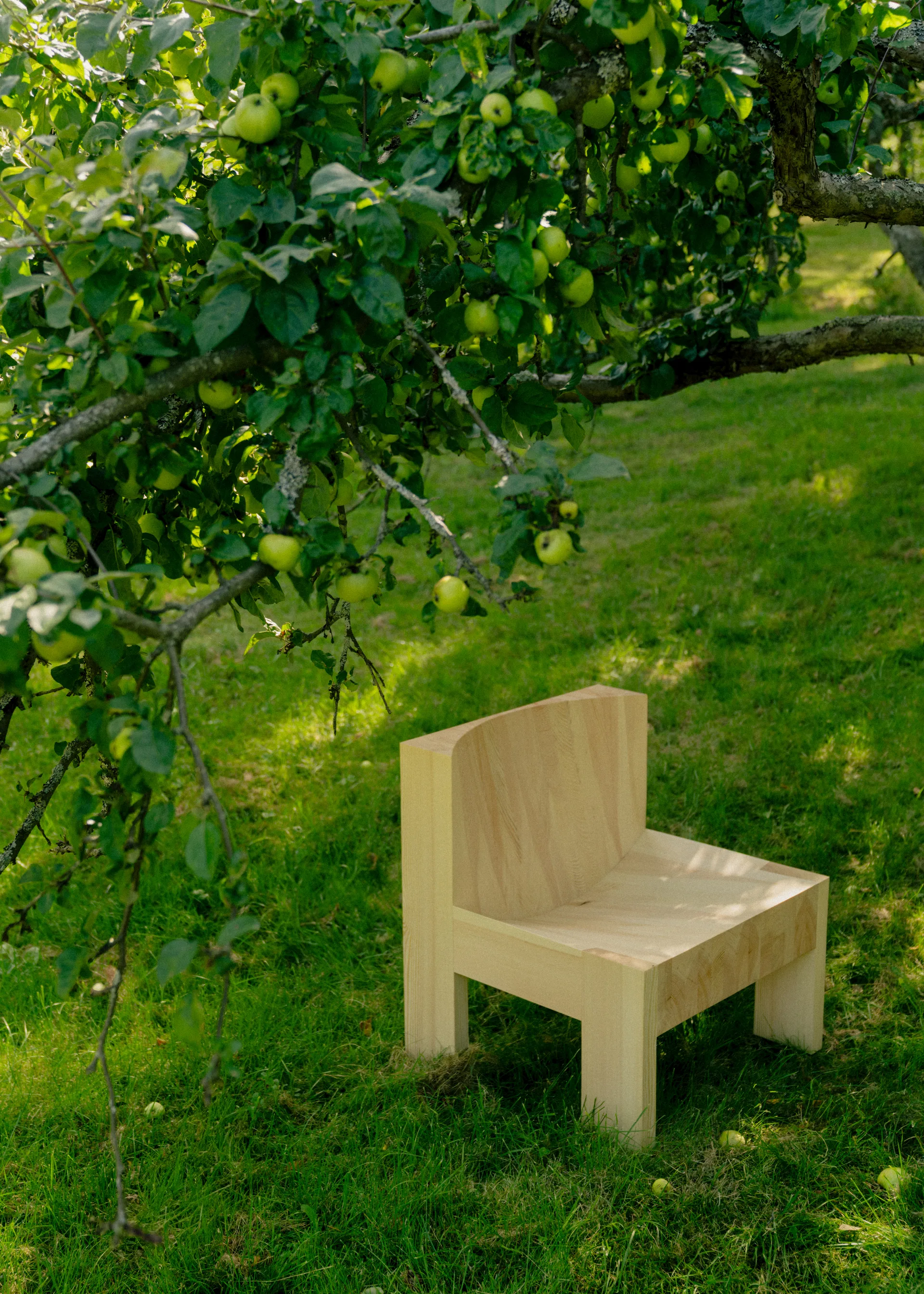 005 Lounge Chair lepotuoli, Matta öljyvahattu mänty, Vaarnii