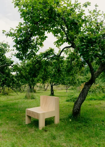 005 Lounge Chair lepotuoli - Matta öljyvahattu mänty, - Vaarnii