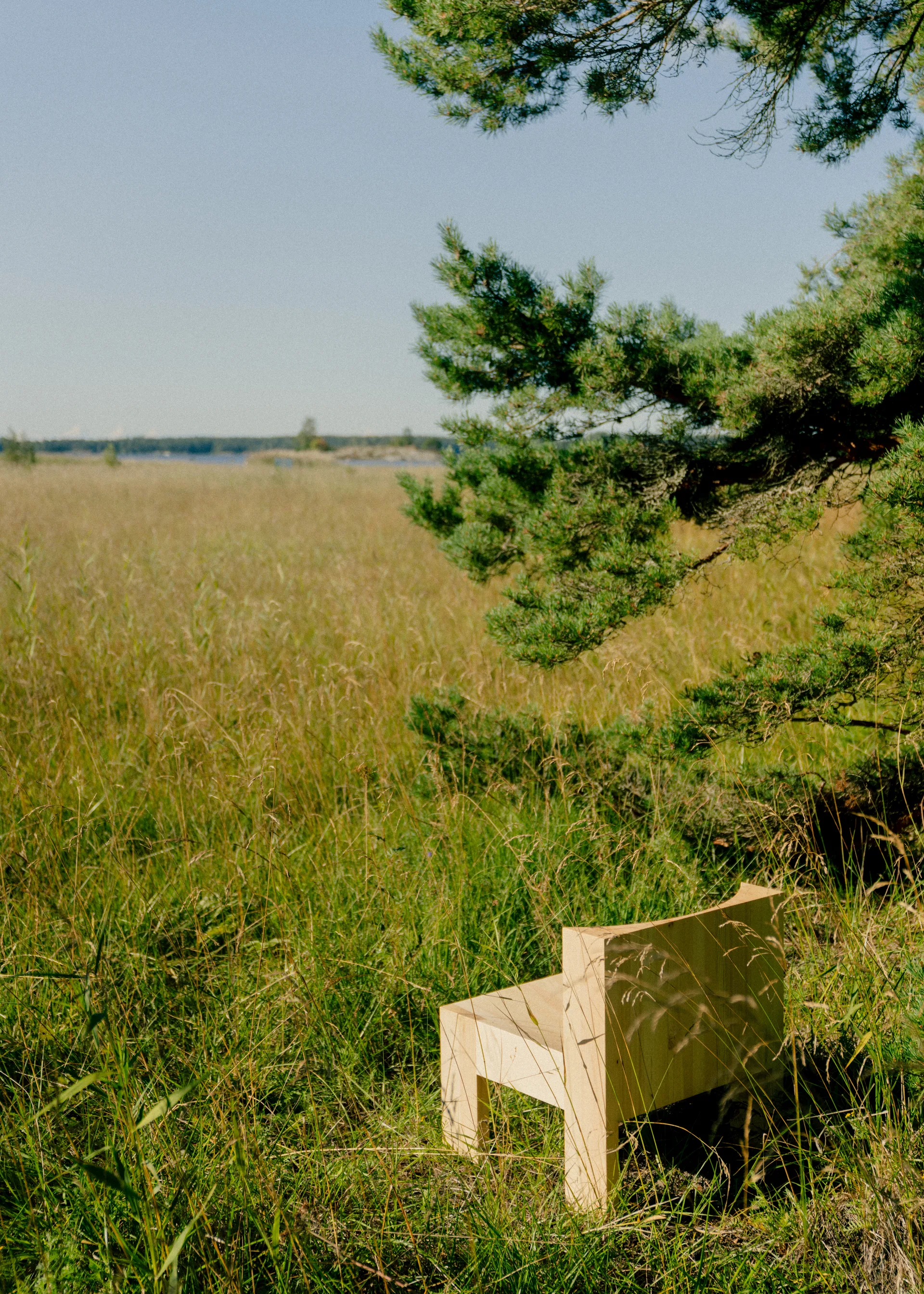 005 Lounge Chair lepotuoli, Matta öljyvahattu mänty, Vaarnii