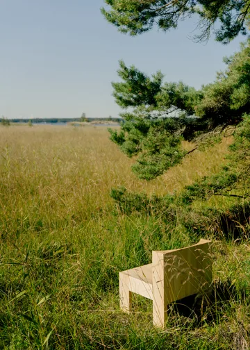 005 Lounge Chair lepotuoli - Matta öljyvahattu mänty, - Vaarnii