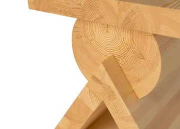 006 AA Side Table sivupöytä - Matta öljyvahattu mänty, 40x40x45 cm - Vaarnii