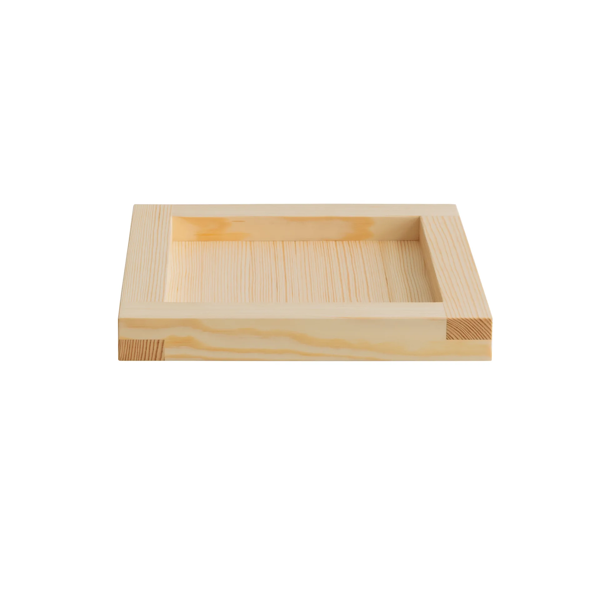 009 Tray tarjotin, Öljyvahattu mänty, 33x33x6 cm Vaarnii